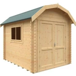 14x8w Aldford Barn Plus 44mm Timber Log