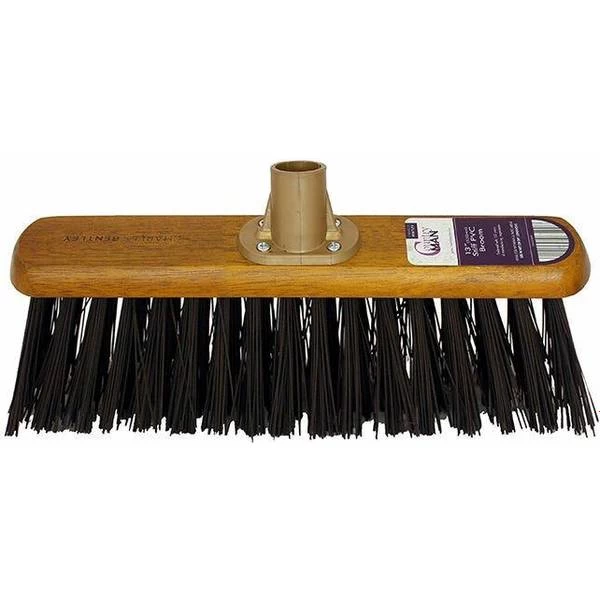 Charles Bentley Country PVC Broom Stiff 13 1 Charles Bentley Country PVC Broom Stiff 13