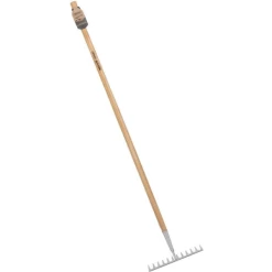 Draper Stainless Steel Garden Rake With Ash Handle 99015 -Garden Tools Shop Draper Stainless Steel Garden Rake with Ash Handle 99015 2
