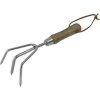 Faithfull FAIPRESHCUL Prestige Stainless Steel Hand Cultivator Ash