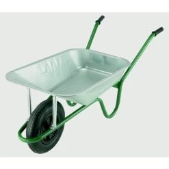 Galvanised Builders Wheelbarrow 85L Cgvp Walsall Wheelbarrow