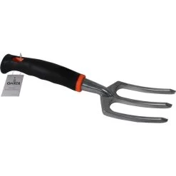 Gardi Orange & Black Premium Aluminium Weed/Planting Fork