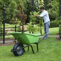 Haemmerlin Vibrante Pick Up Green 110LTR Wheelbarrow