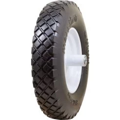 Marathon 8 D X 15.5 D 500 Lb. Cap. Centered Wheelbarrow Tire Polyurethane 1 Pk