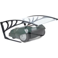 Relaxdays Lawn Mower Garage, UV-Protection, Weatherproof, HxWxD 47x82x102