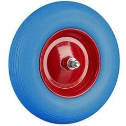 Relaxdays Schubkarrenrad Vollgummi