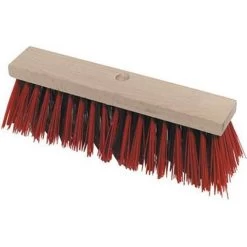 Rød Poly Gadekost 40 Cm