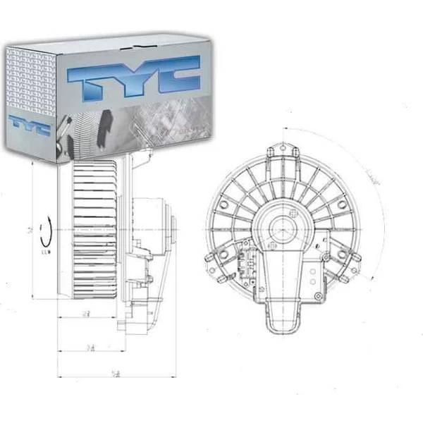 TYC 700215 HVAC Fits 2011 1 TYC 700215 HVAC Fits 2011
