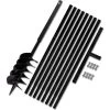 VidaXL Ground Drill With Handle Extension Tube